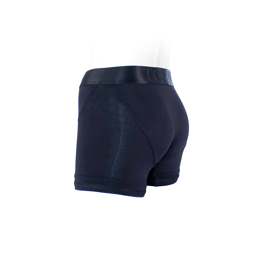 SpareParts Tomboii Rayon Boxer Briefs Harness Black Size 4XL