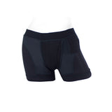 SpareParts Tomboii Rayon Boxer Briefs Harness Black Size 4XL