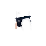 SpareParts Pete Commando Nylon Packing Jock Black Size 3XL