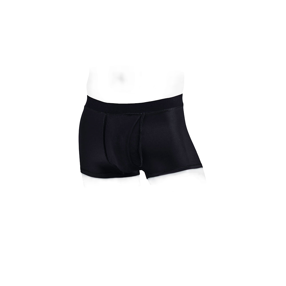 SpareParts Pete Trunks Nylon Packing Underwear Black Size L