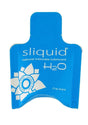 Sliquid Naturals H20 Lubricant Pillows 0.17 Oz packaging, featuring a blue design with natural intimate lubricant branding.