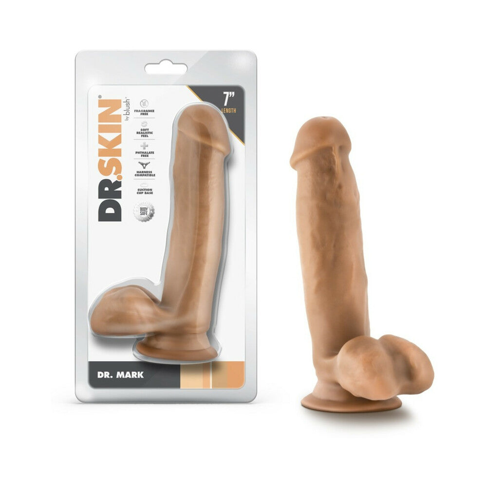 Dr. Skin Dr. Mark 7 inches Dildo with Balls Tan