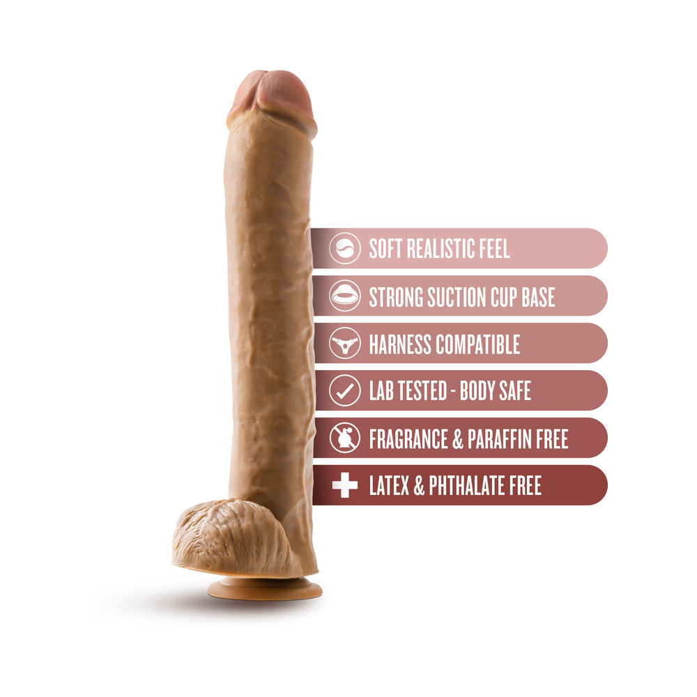 Dr. Skin Dr. Michael 14 inches Dildo with Balls Tan