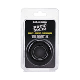 Rock Solid The Donut 3X Cock Ring Black