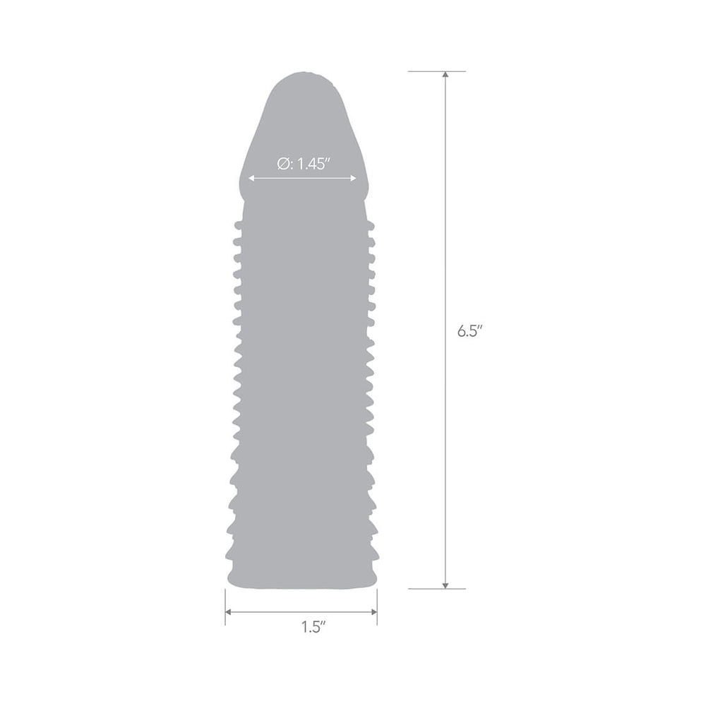 Blue Line 6.5 inches Triple Sensation Penis Enhancing Sleeve Extension