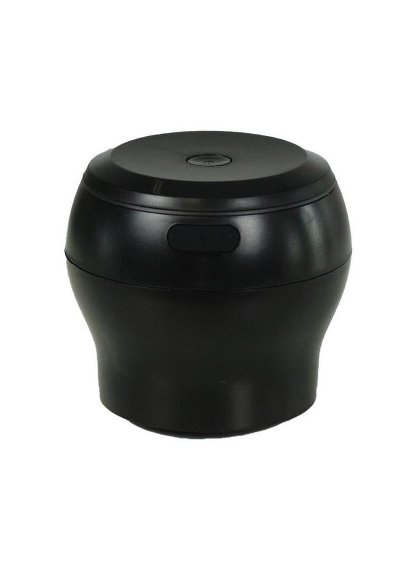 Kiiroo PowerBlow Interactive Suction BlowJob Device in sleek black design with button