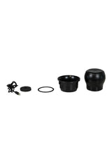 Kiiroo PowerBlow Interactive Suction BlowJob Device components including USB cable, suction attachment, and various parts.