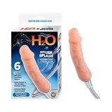 H2O Splish Splash 6 inches Dildo Douche Beige