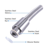 H2O Splish Splash 7 inches Dildo Douche Beige