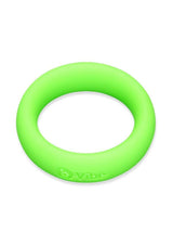 B-Vibe Snug Ring Silicone Cock Ring 45 mm Green showcasing a smooth, durable, and comfortable design.