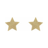 Bijoux Indiscrets Flash Reusable Glitter Pasties Star Gold