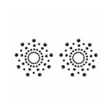 Bijoux Indiscrets Mimi Rhinestone Pasties Circles Black