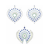 Bijoux Indiscrets Flamboyant Rhinestone Body Decorations Blue/Green