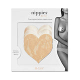 Nippies Basic Creme Hearts Pasties Size B
