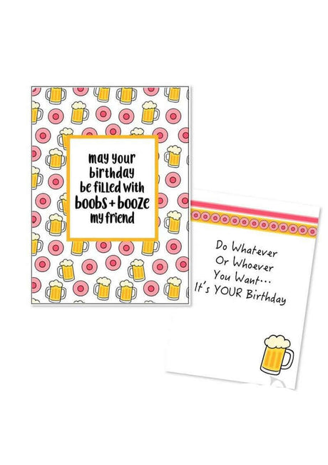 Naughty Greeting Card May Your Birthday Be Filled With