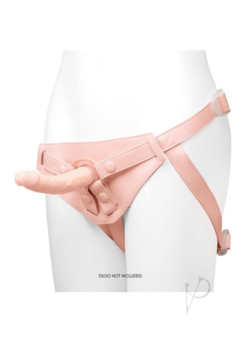 Together NudeFit FlexCurv Adjustable Harness Vanilla worn on a model, showcasing its design and fit.