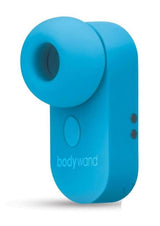 Bodywand 4Play Little Kiss Rechargeable Clitoral Stimulator Blue, compact design for targeted pleasure.