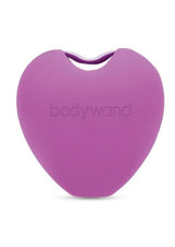 Bodywand 4Play Sweet Suction Clitoral Stimulator Purple in heart shape design.