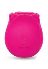 Bodywand 4Play Pucker Petals Clitoral Stimulator Pink with a flower-inspired design.