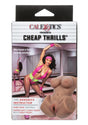 Cheap Thrills The Aerobics Instructor Stroker Pussy Caramel packaging with vibrant design and realistic features.