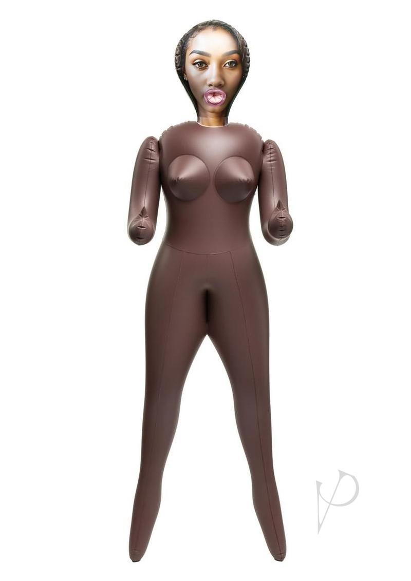 Fuck Dolls Dirty Destiny Inflatable Doll Caramel with soft lips and seductive curves ready for adventurous play.