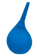 Water Systems One-Way Silicone Anal Douche Blue with a flexible nozzle for comfortable use.