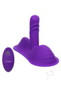 Triple Rider Silicone Remote Control Gyrating Rumbler Purple with remote, designed for intimate exploration and powerful vibrations.