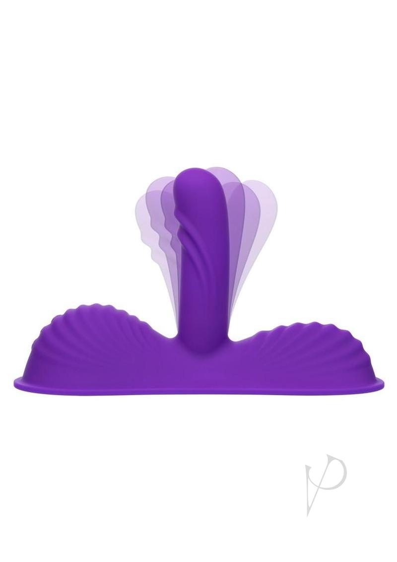 Triple Rider Silicone Remote Control Gyrating Rumbler Purple with sensual texture and three independent motors.