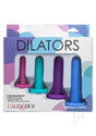 Dilators Silicone Intermediate Set 4 Piece Assorted shown in colorful packaging with four silicone dilators.