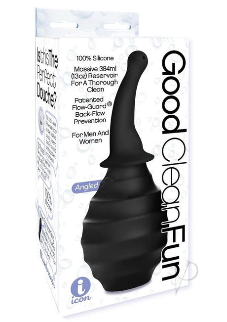Good Clean Fun Silicone Angled Douche Black