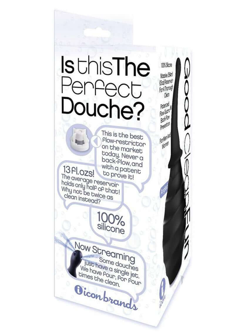 Good Clean Fun Silicone Angled Douche Black - Image 3