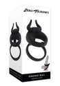 Zero Tolerance Raging Bull Silicone Dual Cock Ring Black