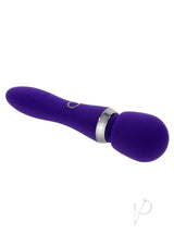 Selopa Merlin Silicone Wand Vibrator Purple/Silver - Image 2