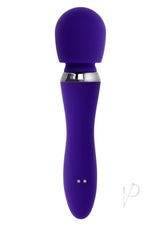 Selopa Merlin Silicone Wand Vibrator Purple/Silver - Image 3