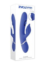 Evolved Shudder Triple Motor Rabbit Vibrator Blue
