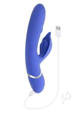 Evolved Shudder Triple Motor Rabbit Vibrator Blue - Image 4