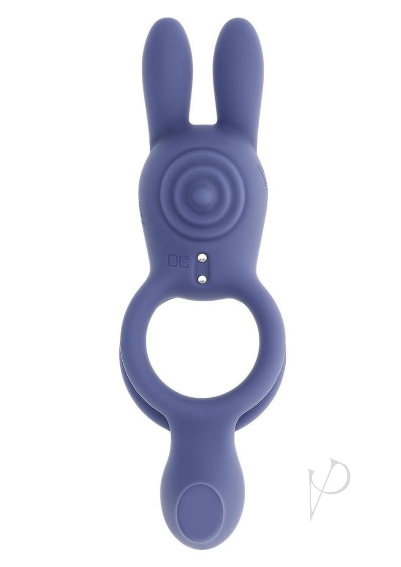 Zero Tolerance Naughty Bunny Vibrating Cock Ring Purple - Image 2