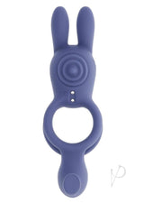 Zero Tolerance Naughty Bunny Vibrating Cock Ring Purple - Image 2