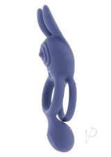 Zero Tolerance Naughty Bunny Vibrating Cock Ring Purple - Image 3