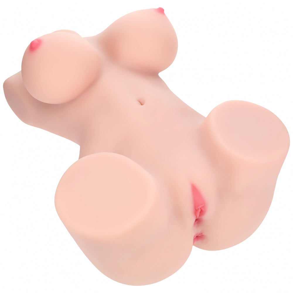 Xkin Aveline Luxe Bodyforms Masturbator 30.9 Lbs Flesh realistic body form with dual entry openings.