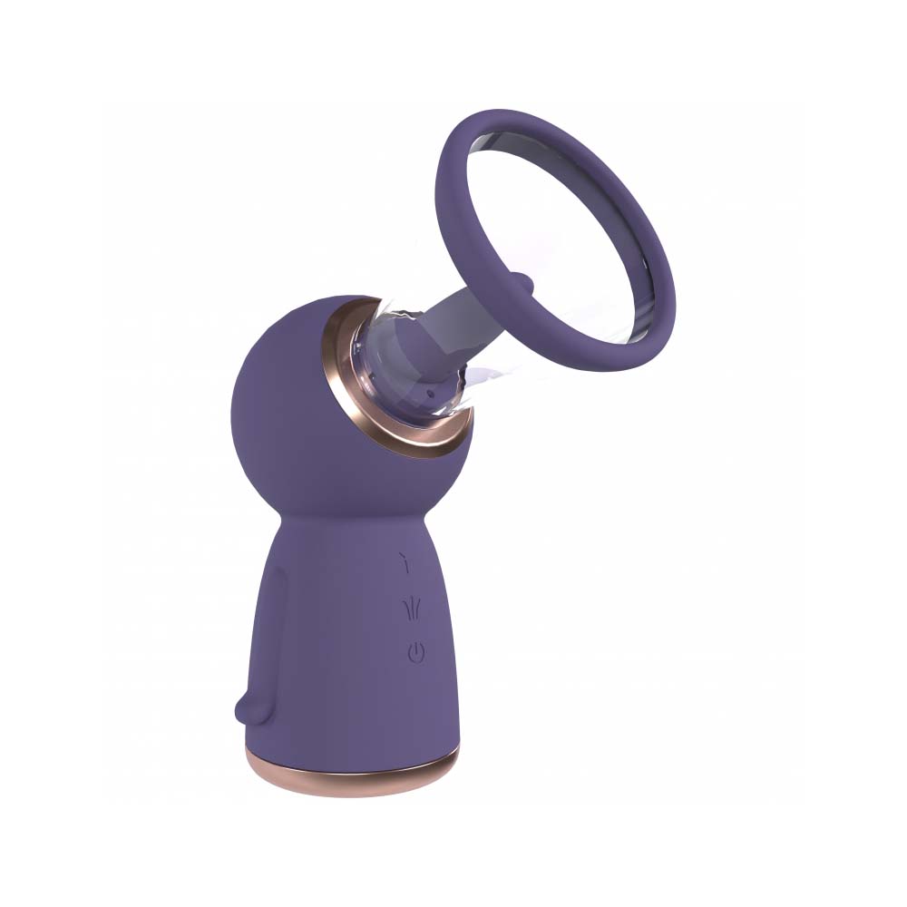 Pumped Exquisite Automatic Vulva & Breast Pump Purple for intimate enhancement and sensitivity.