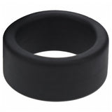 Levelz Liquid Silicone Ball Strap S 34mm Black, a flexible black ball stretcher for added tension and sensation.