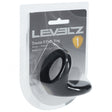 Levelz Double O Silicone Cock Ring M Black packaging displaying dual-loop design for enhanced performance.
