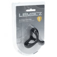 Levelz Tri O Ergo Silicone Cock Ring Black packaging showcasing ergonomic design and structured support.