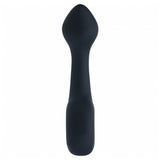 Levelz Vibrating Bulb Silicone Prostate Massager Black with rounded bulb tip for targeted pleasure.
