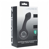 Levelz Vibrating Bulb Silicone Prostate Massager Black packaging showcasing design and features.
