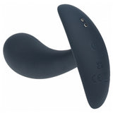 Levelz Vibrating Prostate Stimulator Anal Plug Small Black with curved ergonomic design for targeted stimulation.