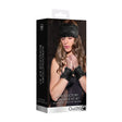 Ouch Introductory Bondage Kit No 7 Black packaging featuring lace cuffs and blindfold for beginners in power play.