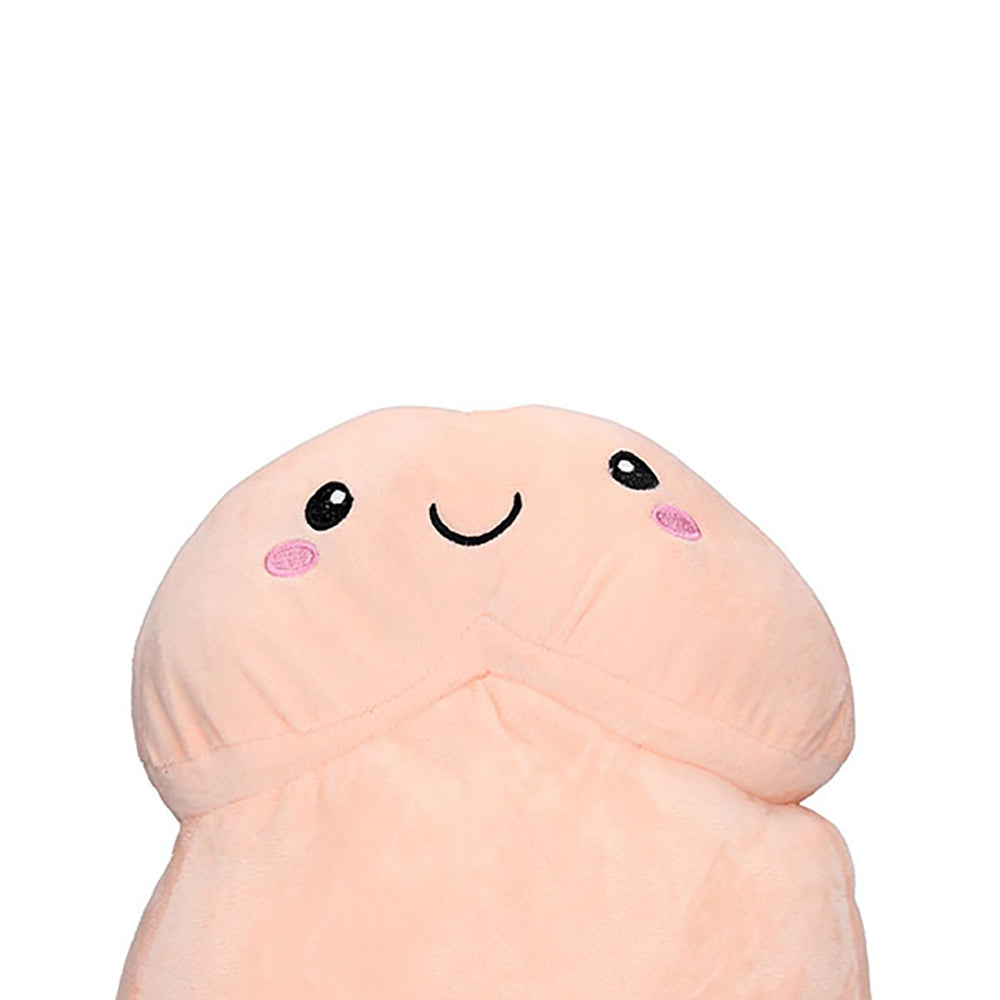 Shots Toys Short Penis Stuffy Plush 11.80 inch Flesh soft, cuddly plush perfect for laughs and comfort.