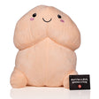 Shots Toys Short Penis Stuffy 19.7 Inch Plush Flesh, a cute and cuddly plush novelty for fun and comfort.